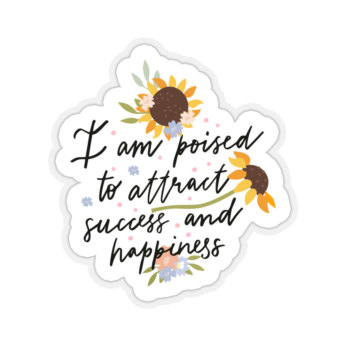 Success & Happiness Kiss-Cut Stickers