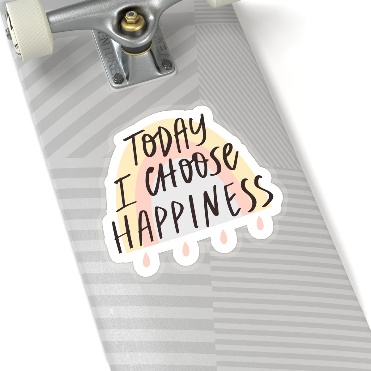 I Choose Happiness Kiss-Cut Stickers