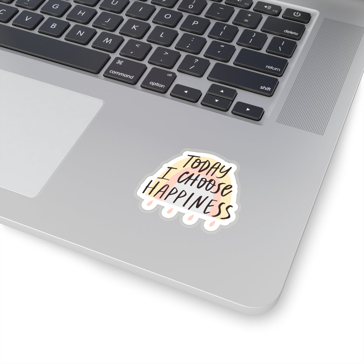 I Choose Happiness Kiss-Cut Stickers