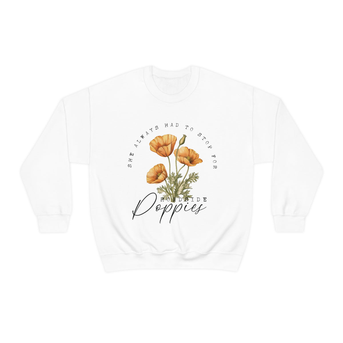 Roadside Poppies Unisex Sweatshirt