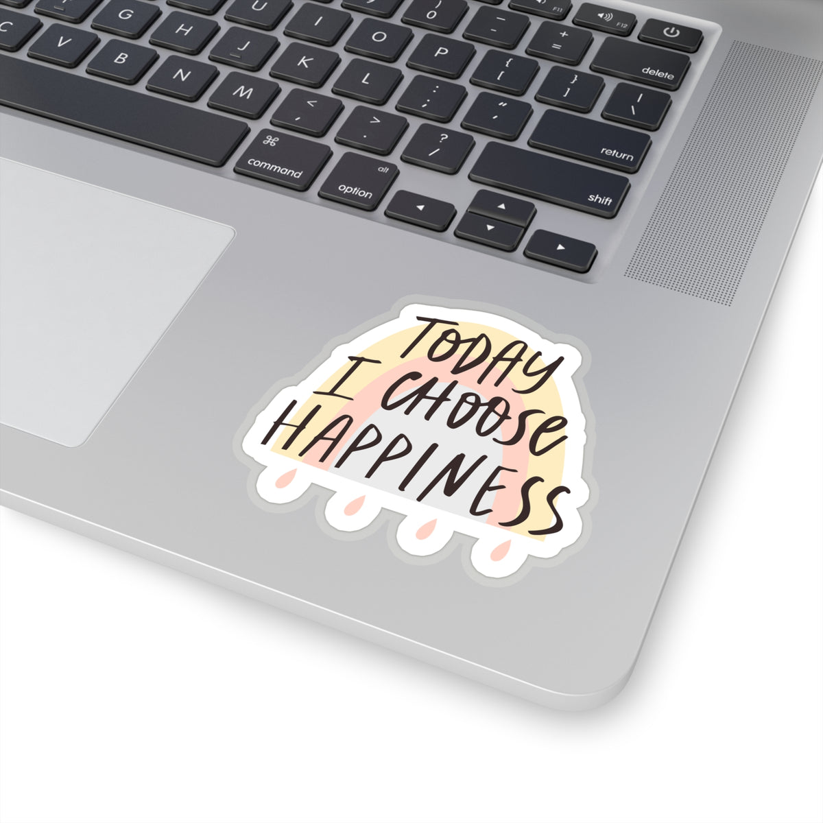 I Choose Happiness Kiss-Cut Stickers