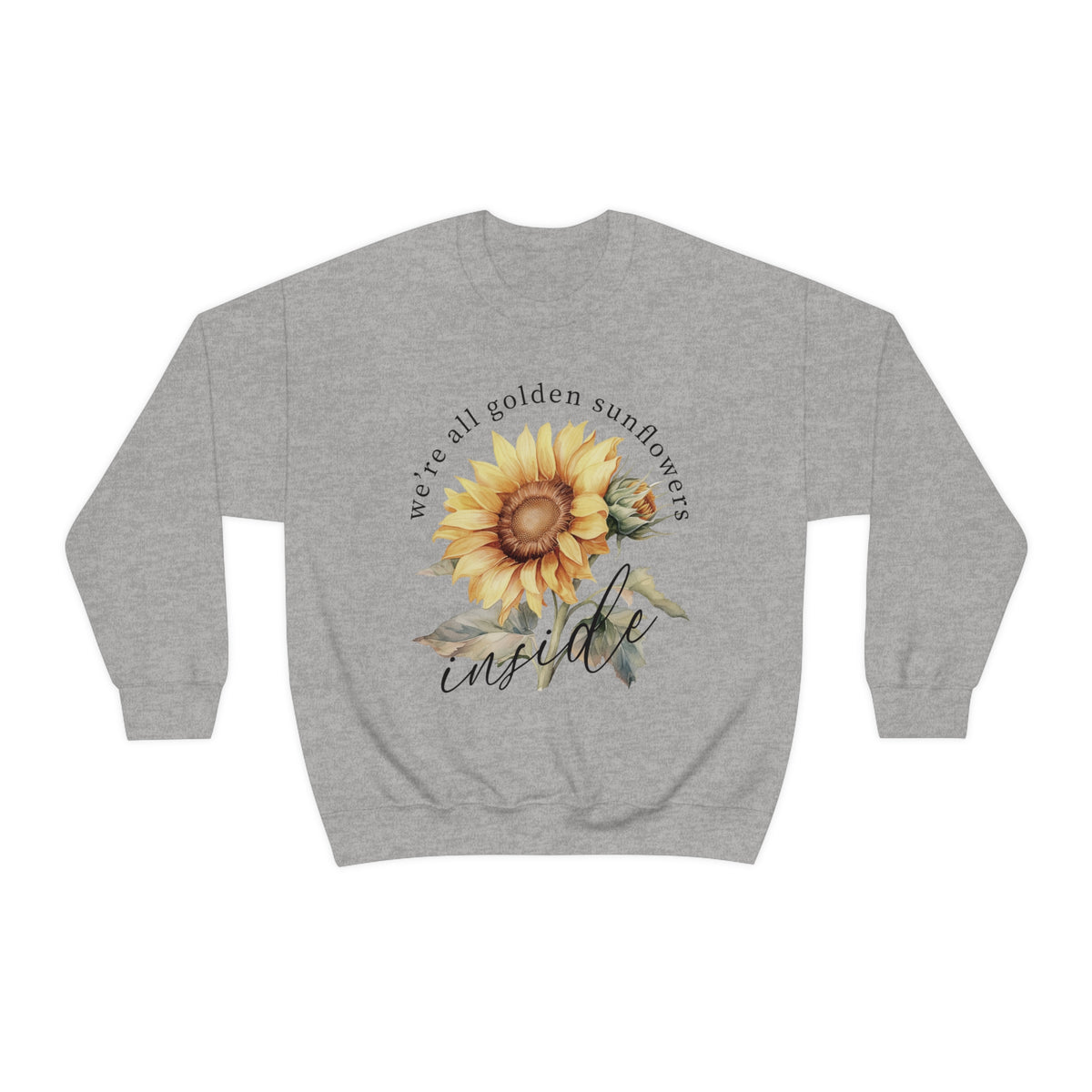 Golden Sunflower Unisex Sweatshirt