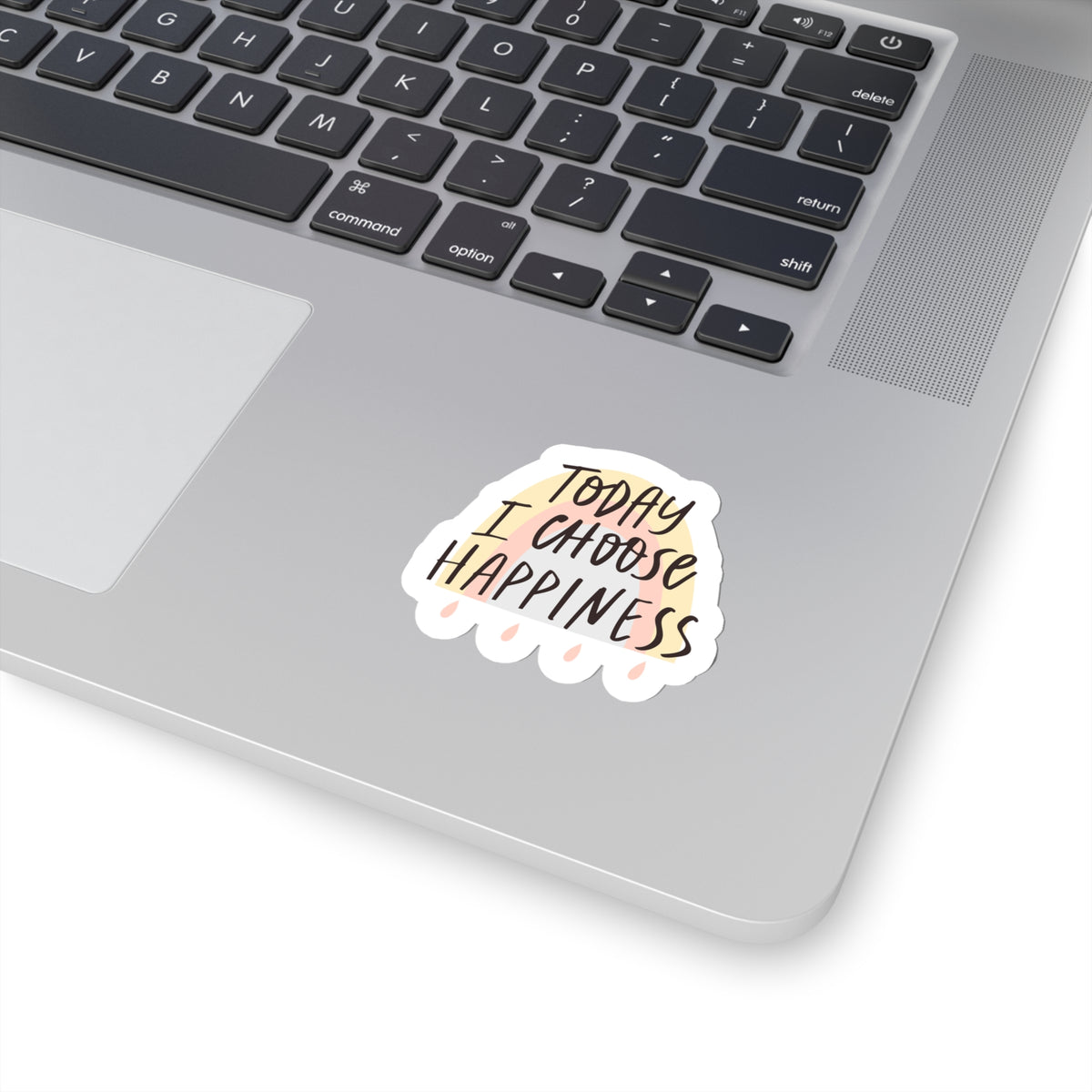 I Choose Happiness Kiss-Cut Stickers