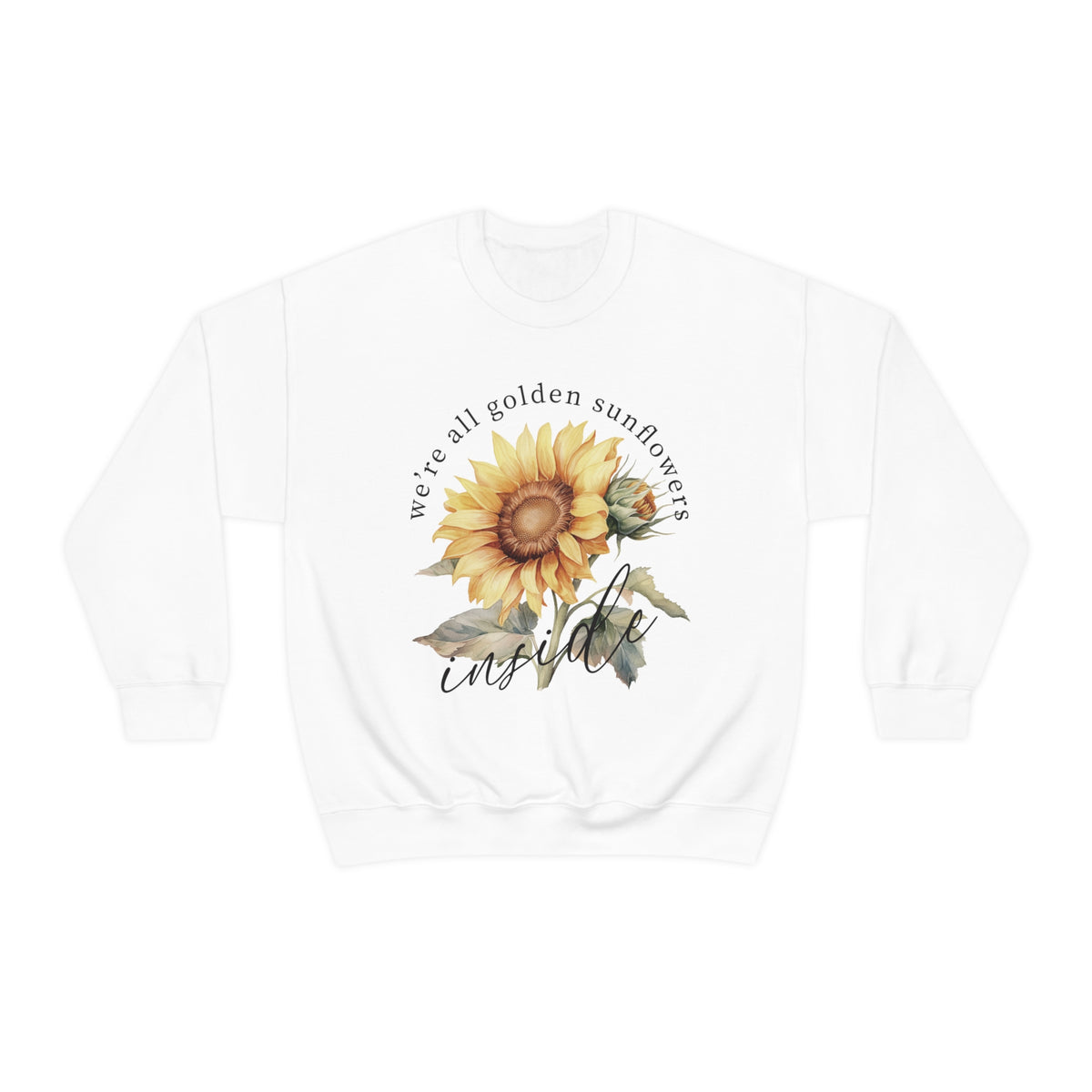 Golden Sunflower Unisex Sweatshirt