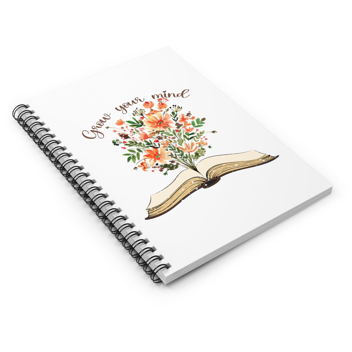 Grow Your Mind Spiral Notebook