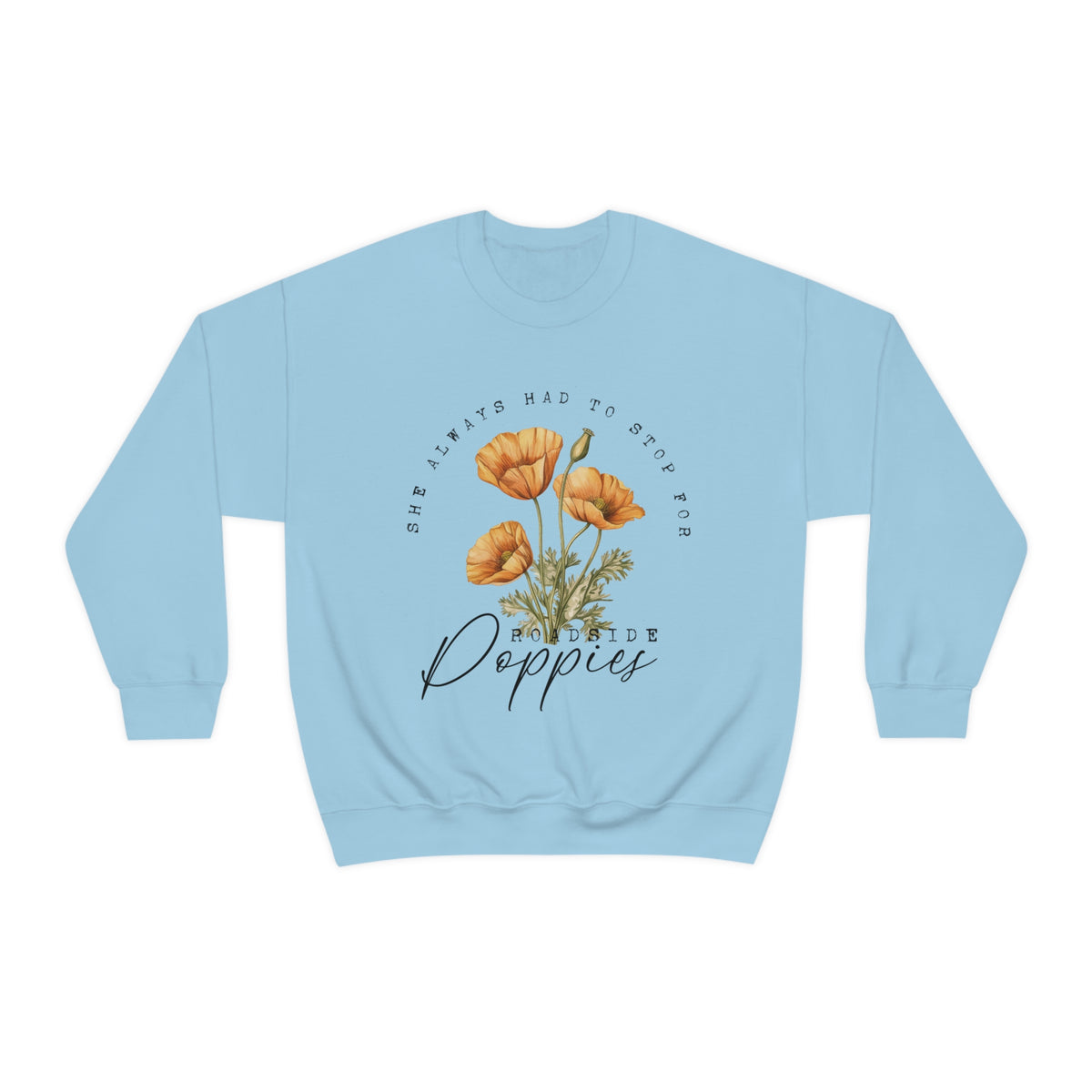 Roadside Poppies Unisex Sweatshirt