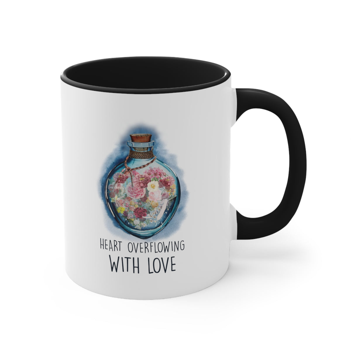 Overflowing With Love Coffee Mug, 11oz