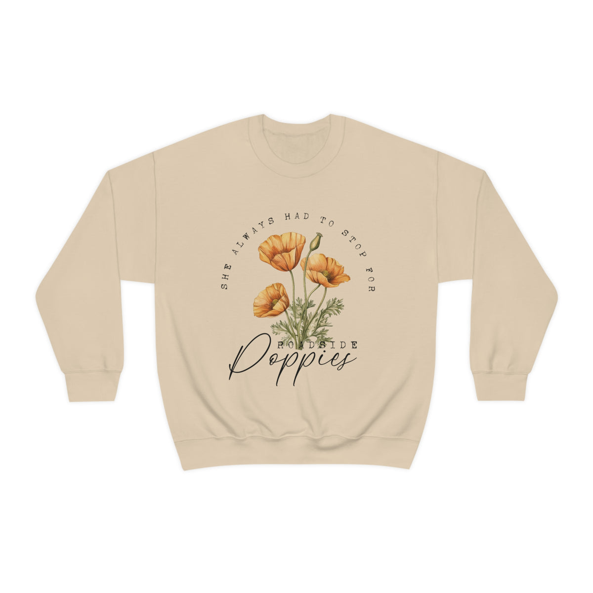 Roadside Poppies Unisex Sweatshirt