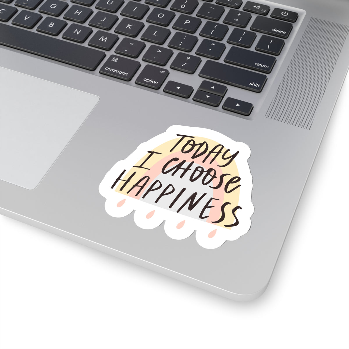 I Choose Happiness Kiss-Cut Stickers