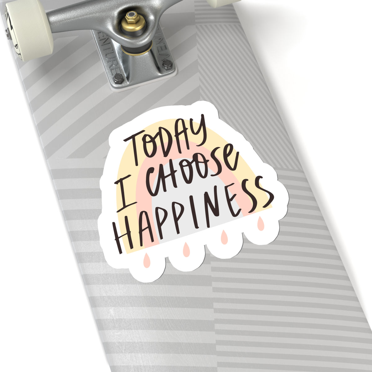 I Choose Happiness Kiss-Cut Stickers