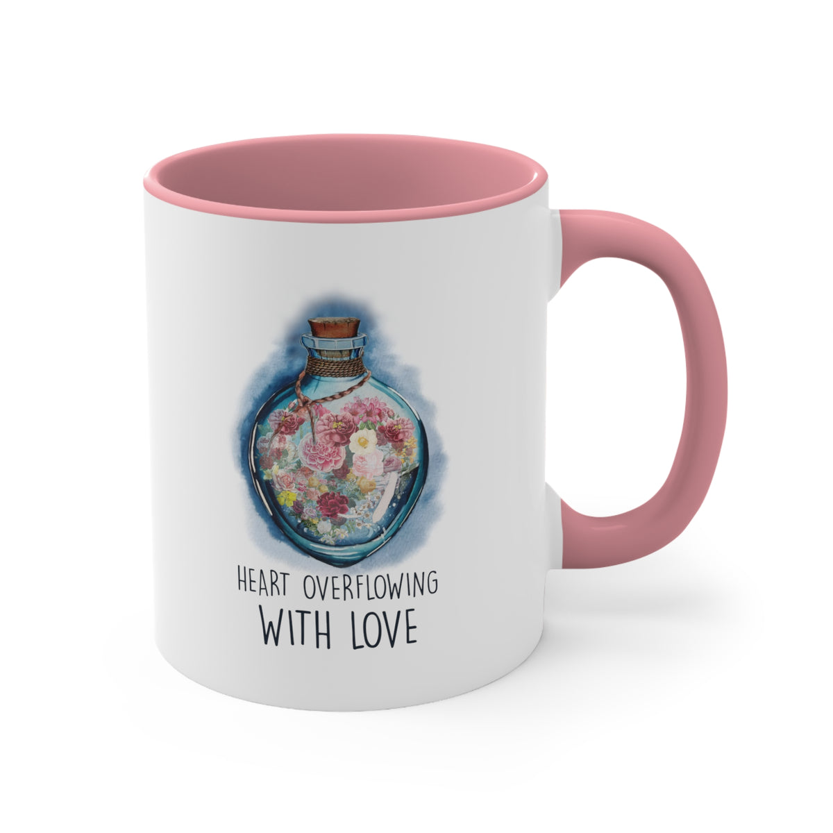 Overflowing With Love Coffee Mug, 11oz