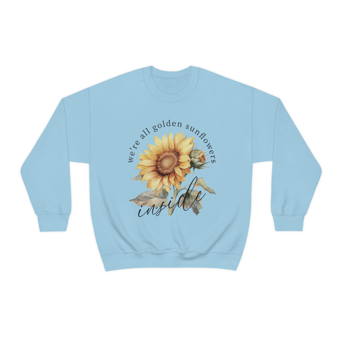 Golden Sunflower Unisex Sweatshirt