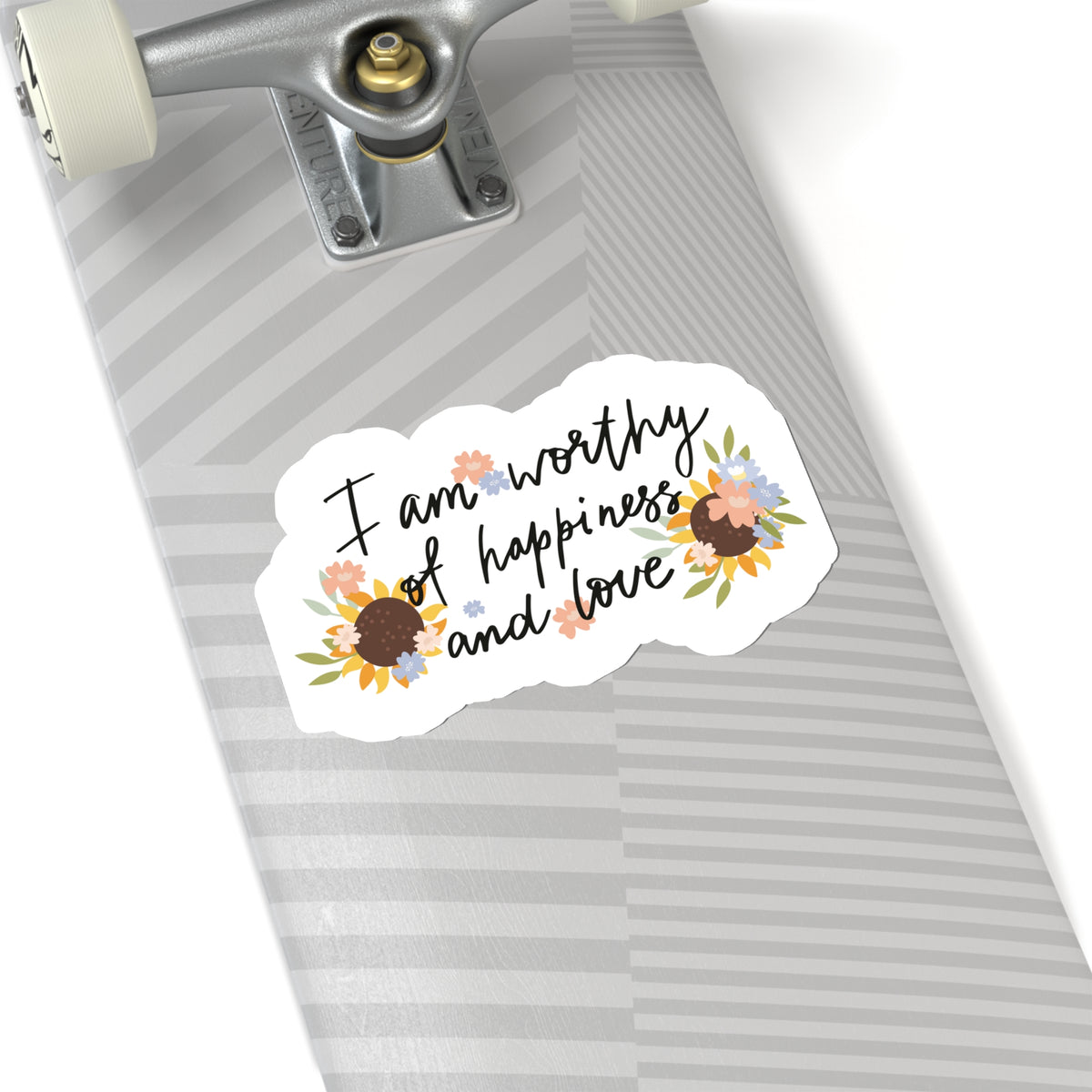 Worthy Of Happiness Kiss-Cut Stickers