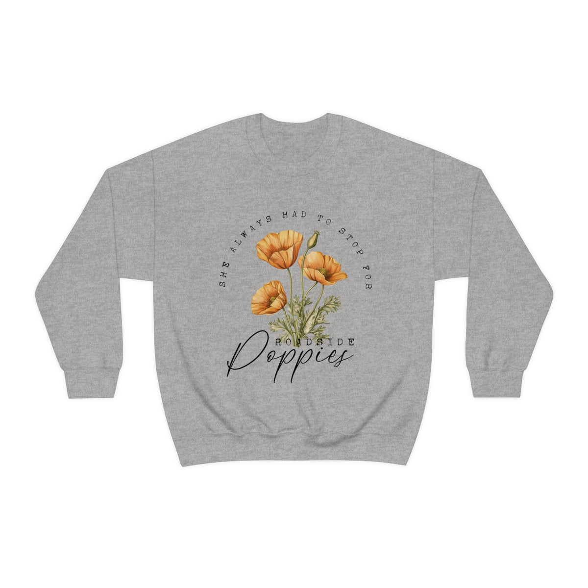 Roadside Poppies Unisex Sweatshirt