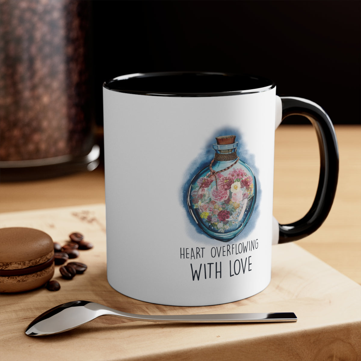 Overflowing With Love Coffee Mug, 11oz