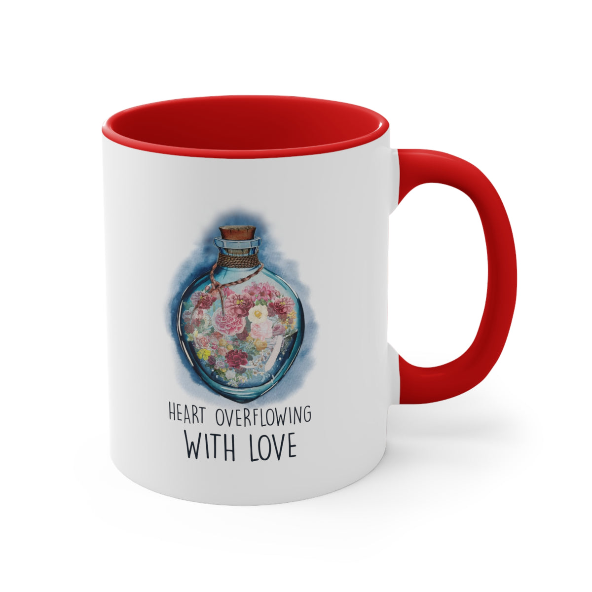 Overflowing With Love Coffee Mug, 11oz