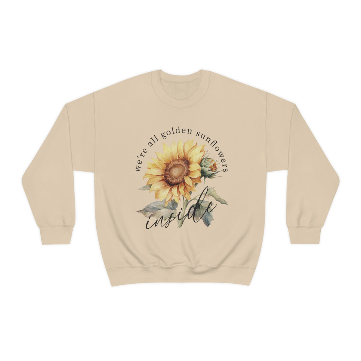 Golden Sunflower Unisex Sweatshirt