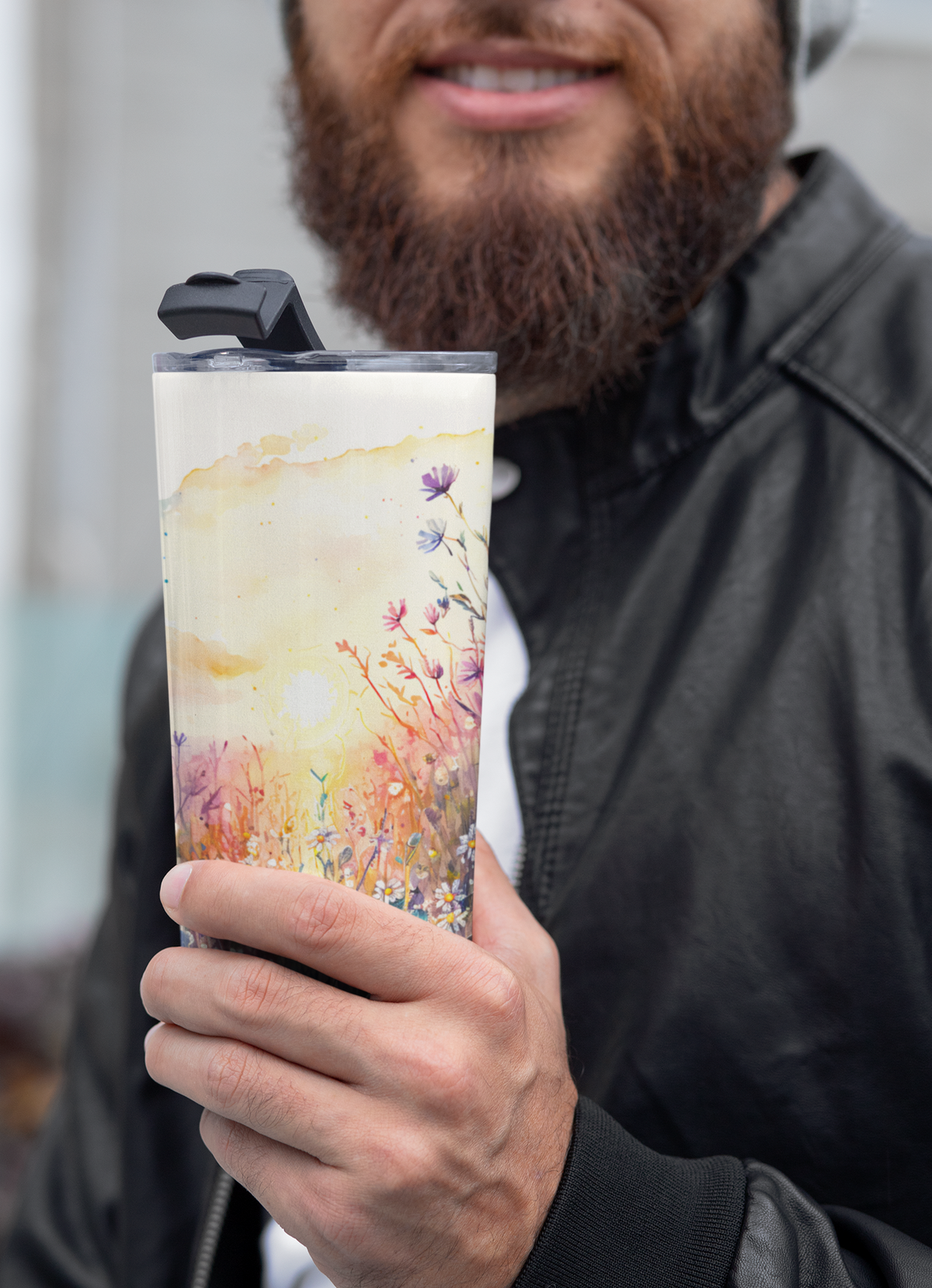 Wildflower Field Paper Tumbler - FPT -005