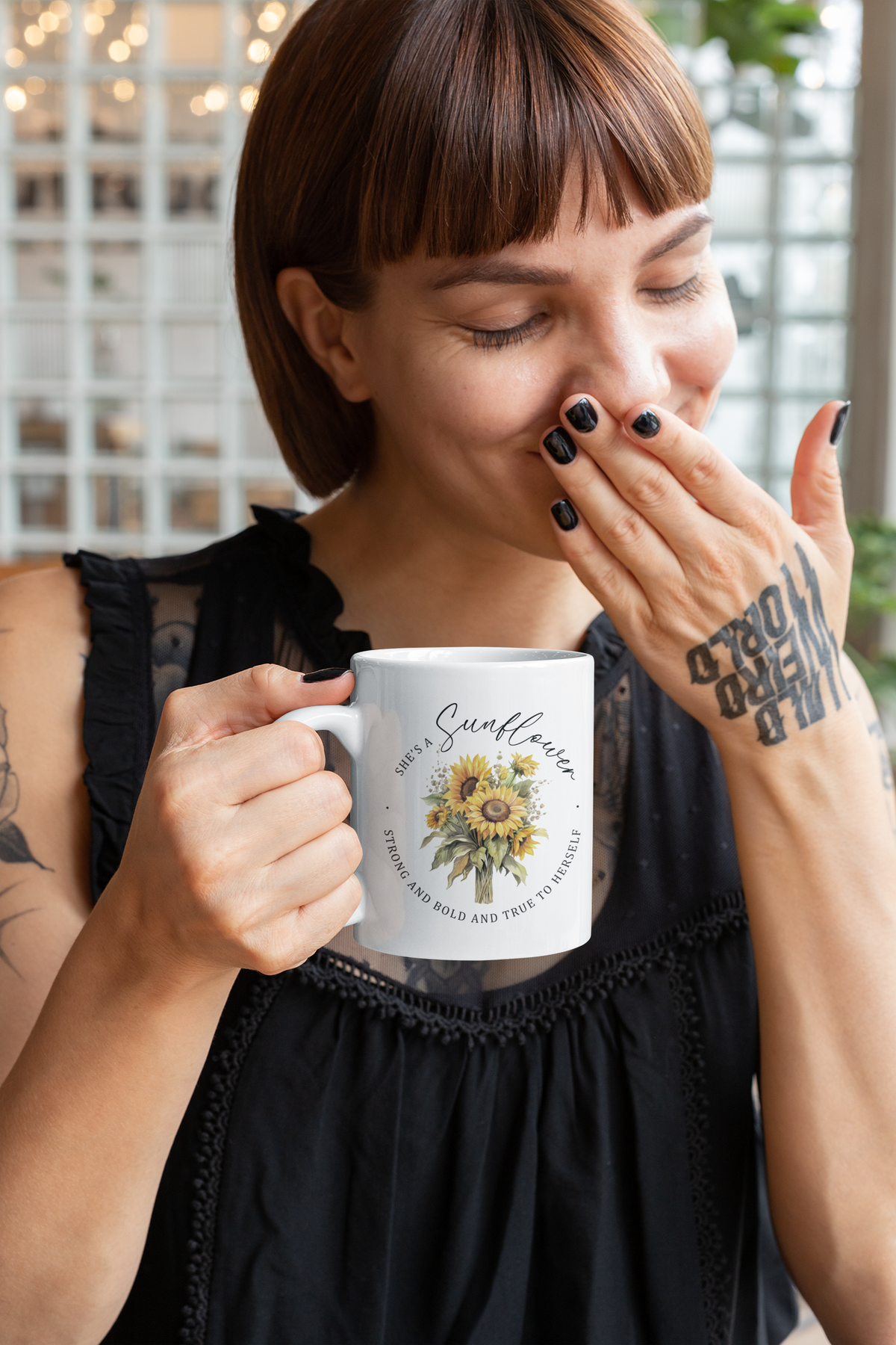 She's a Sunflower Coffee Mug, 11oz