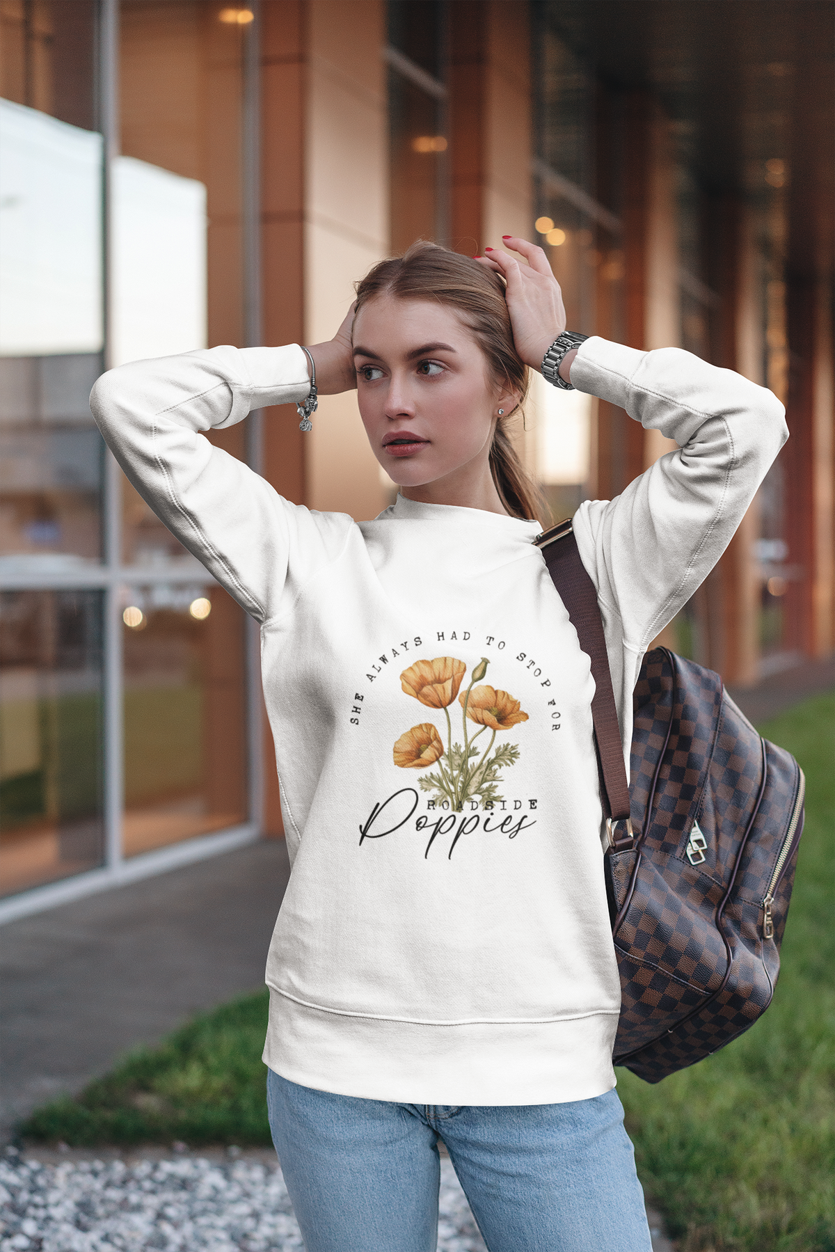 Roadside Poppies Unisex Sweatshirt